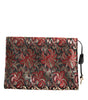 Dolce & Gabbana Multicolor Jacquard Floral Document Briefcase Bag
