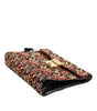 Dolce & Gabbana Multicolor Jacquard Floral Document Briefcase Bag