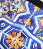 Dolce & Gabbana Multicolor Maiolica Print Tote Shoulder Strap Bag