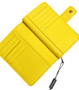 Dolce & Gabbana Yellow Leather Bifold Continental Clutch Wallet