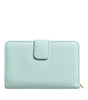 Dolce & Gabbana Mint Green Leather Bifold Continental Clutch Wallet