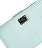 Dolce & Gabbana Mint Green Leather Bifold Continental Clutch Wallet