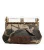 Dolce & Gabbana Multicolor Sicily Medium Camouflage Shoulder Strap Bag