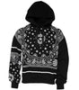Dolce & Gabbana Black Bandana Hooded Men Sweatshirt Sweater