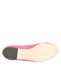 Dolce &amp; Gabbana Pink Taormina Lace Crystals Flats Shoes