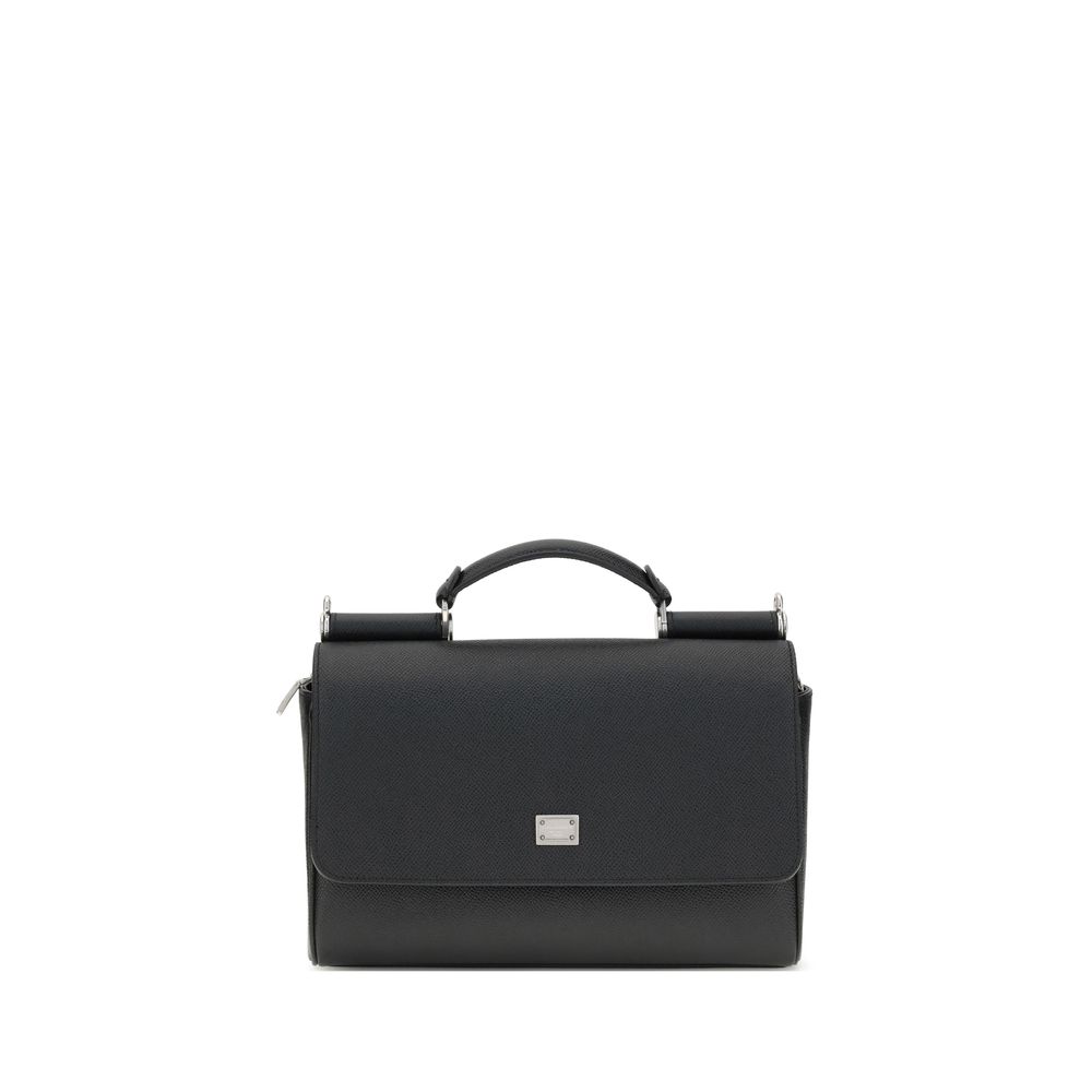 Sac à main en cuir Dolce &amp; Gabbana My Sicily