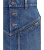 Jupe midi en jean Chloé