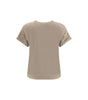 T-shirt à paillettes en cachemire Brunello Cucinelli