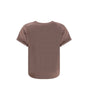 Brunello Cucinelli cashmere glitter T-shirt