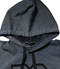Dolce & Gabbana Blue Cotton Blend Hooded Sweatshirt Sweater