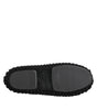 Dolce &amp; Gabbana Black Wool Knit Slip On Ballerina Flats Shoes