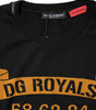 Dolce & Gabbana Black DG Royals Cotton Crew Neck T-shirt