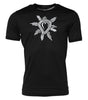 Dolce & Gabbana Black Sacred Heart Cotton Crew Neck T-shirt