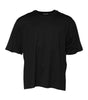 Dolce &amp; Gabbana Black Cotton Crew Neck Short Sleeves T-shirt