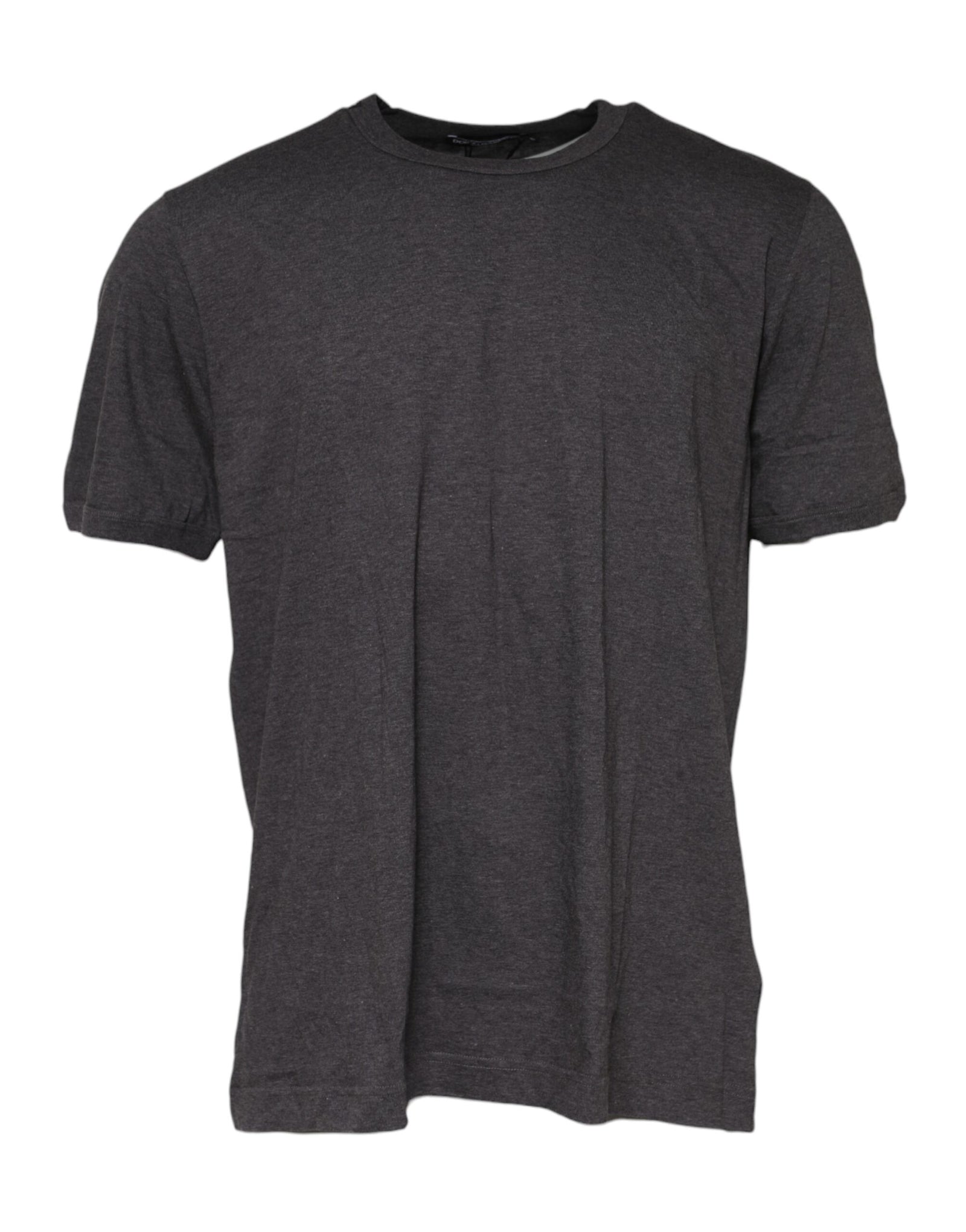 T-shirt ras du cou à manches courtes gris foncé Dolce &amp; Gabbana