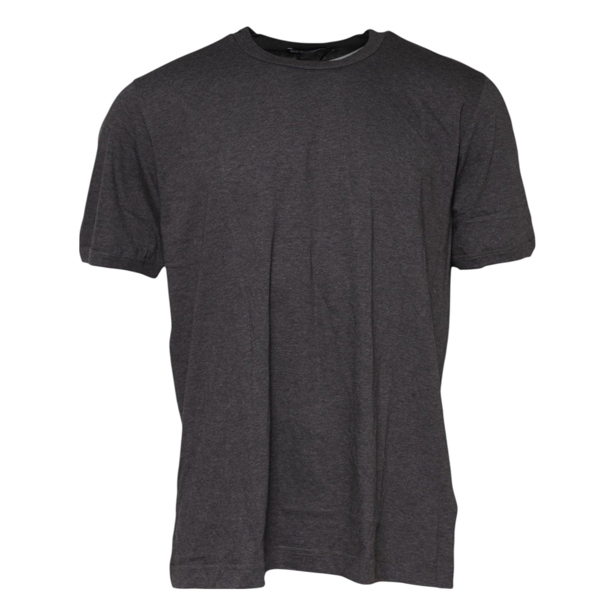 Dolce &amp; Gabbana Dark Gray Crew Neck Short Sleeves T-shirt
