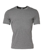 Dolce &amp; Gabbana Gray Crew Neck Short Sleeves Underwear T-shirt