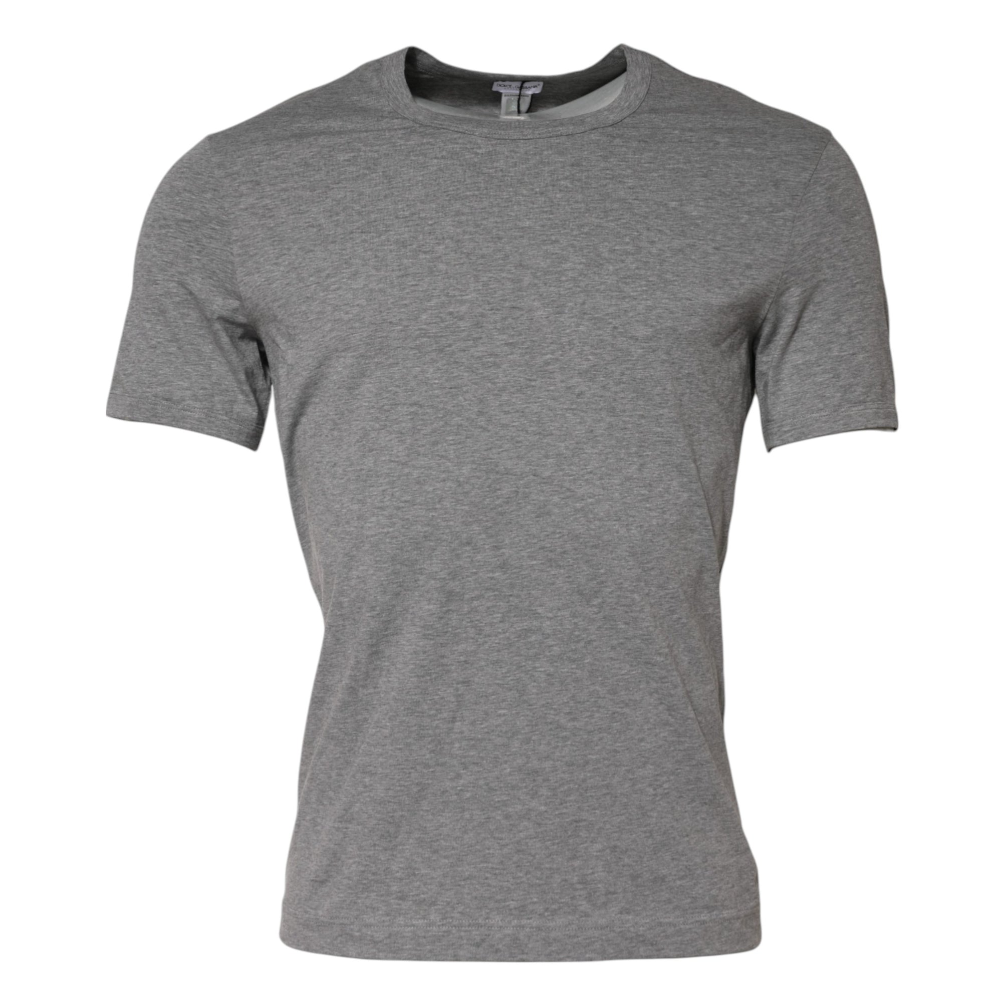 Dolce &amp; Gabbana Gray Crew Neck Short Sleeves Underwear T-shirt