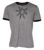 T-shirt ras du cou en coton gris Sacré-Cœur Dolce &amp; Gabbana