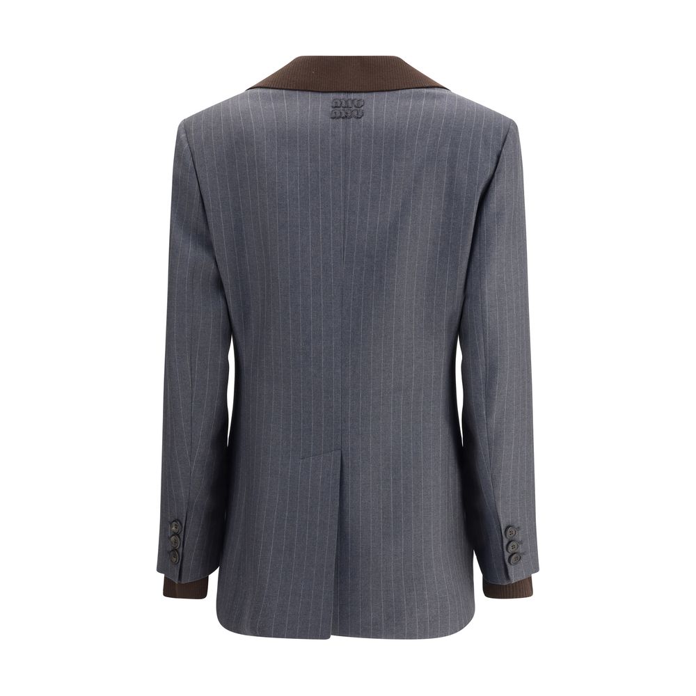 Miu Miu Striped Blazer