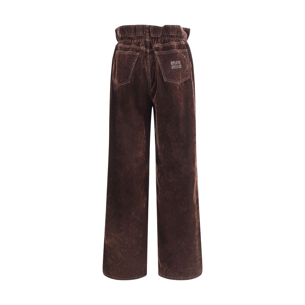 Miu Miu Velvet Pants