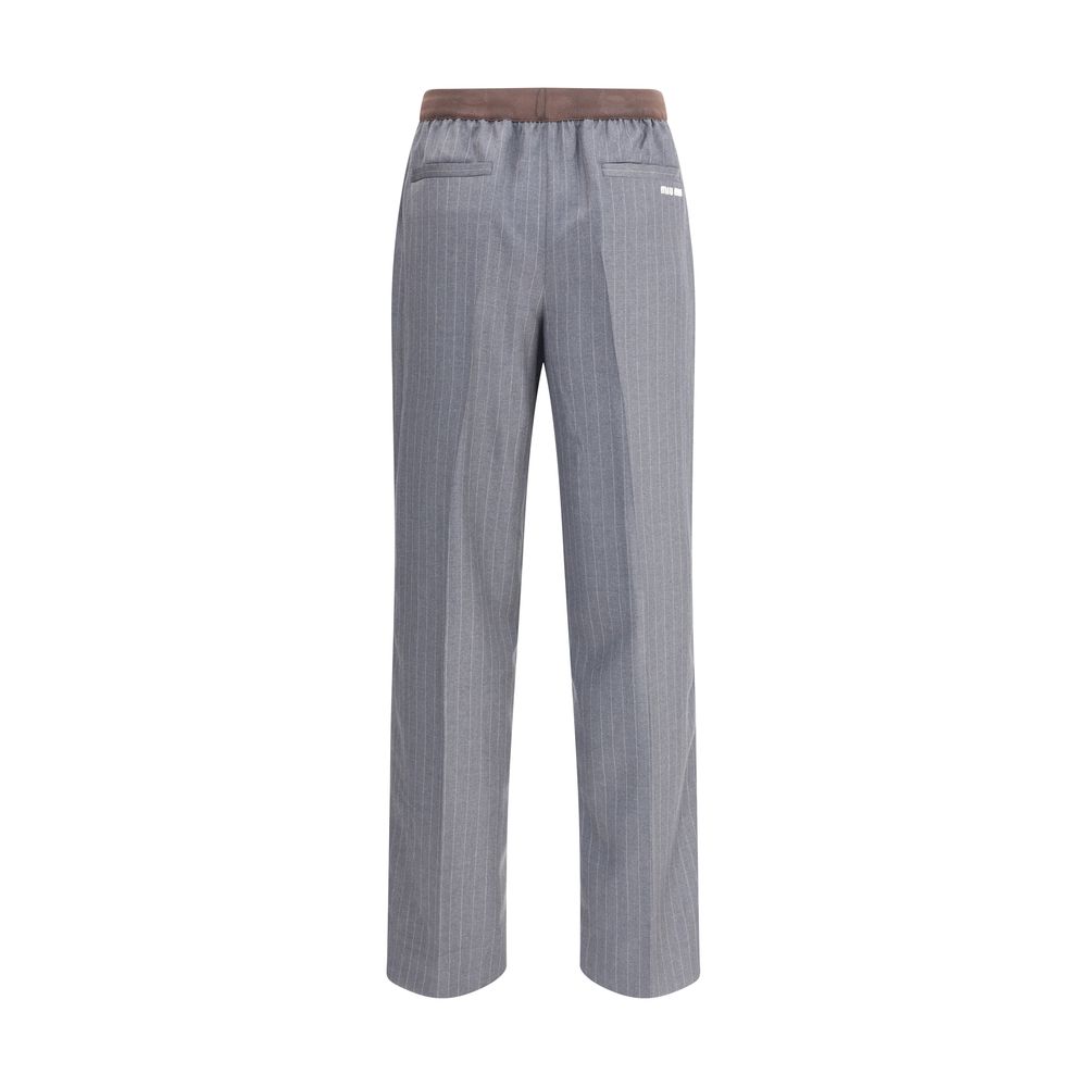 Miu Miu Striped Pants