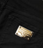 Dolce & Gabbana Black Cotton Skinny Mid Waist Denim Jeans