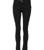 Dolce & Gabbana Black Cotton Skinny Mid Waist Denim Jeans