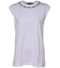 Dolce & Gabbana White Cotton Sleeveless Printed Tank T-shirt