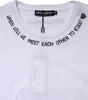 Dolce & Gabbana White Cotton Sleeveless Printed Tank T-shirt