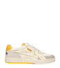 Palm Angels Beige Leather Chunky Sneakers