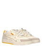 Palm Angels Beige Leather Chunky Sneakers