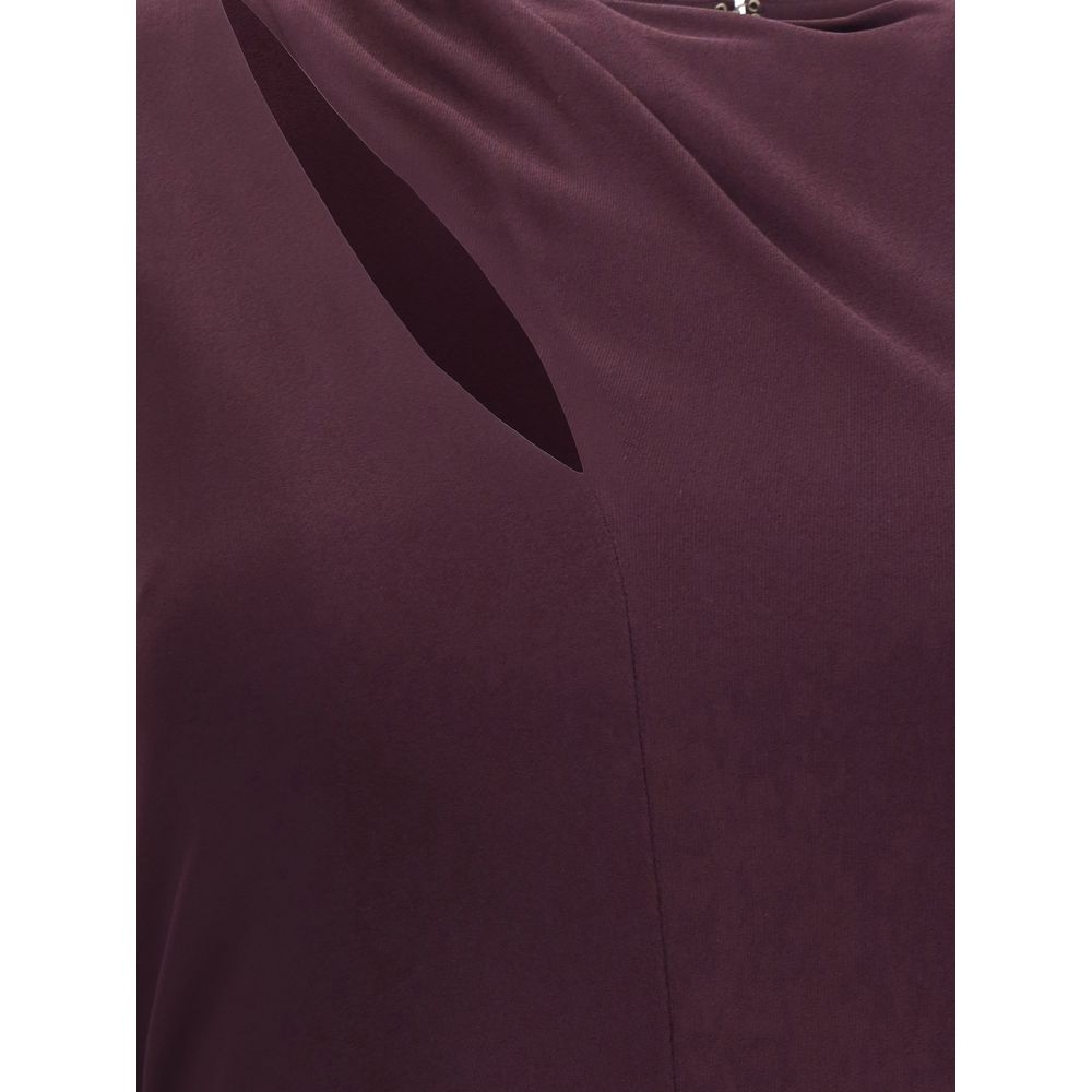 Tom Ford Jersey midi Dress with scarf