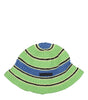 Sombreros de cubo de algodón verde Stella McCartney