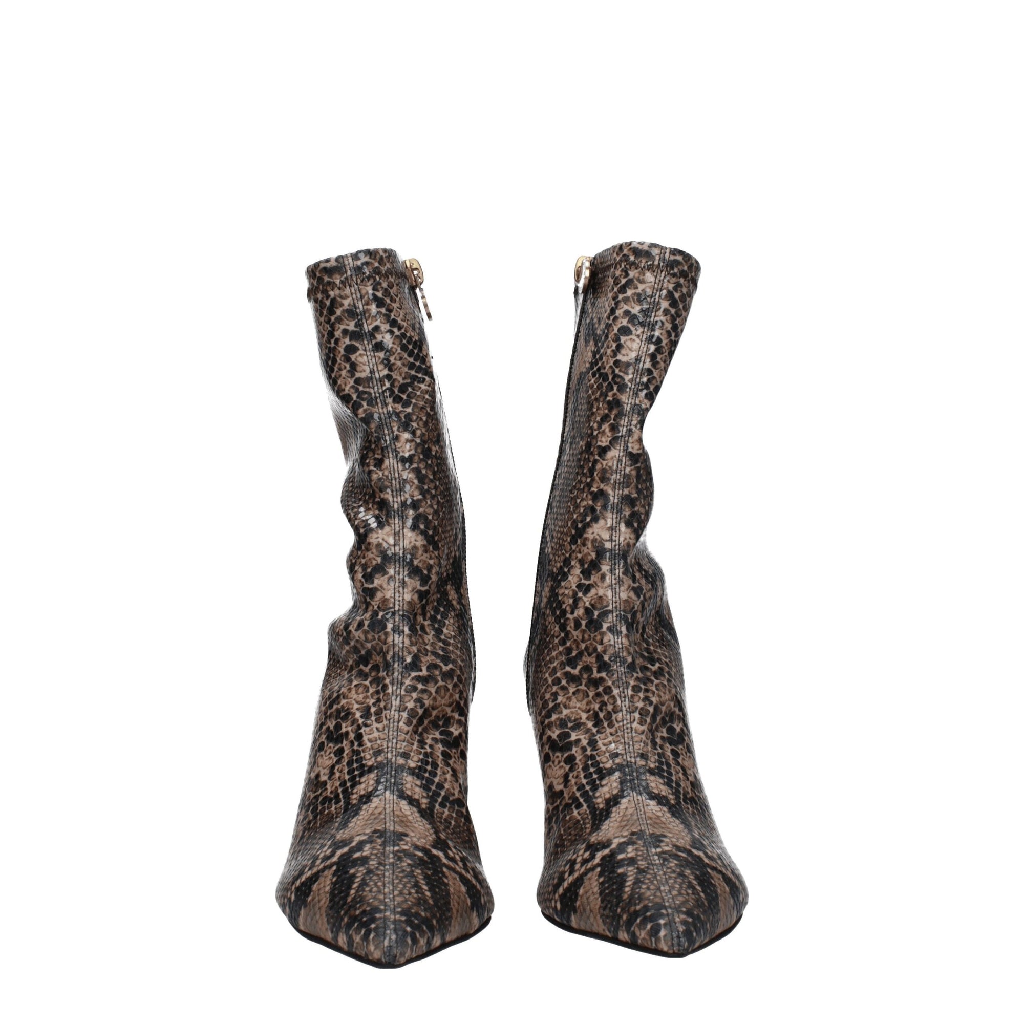 Stella McCartney Brown Leather Ankle Boots