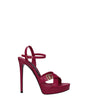 Dolce & Gabbana Pink Leather Platforms