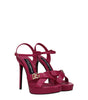 Dolce & Gabbana Pink Leather Platforms
