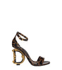 Dolce & Gabbana Brown Leather Sandals