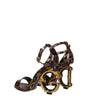 Dolce & Gabbana Brown Leather Sandals