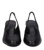Max Mara Black Leather High Heel Pumps