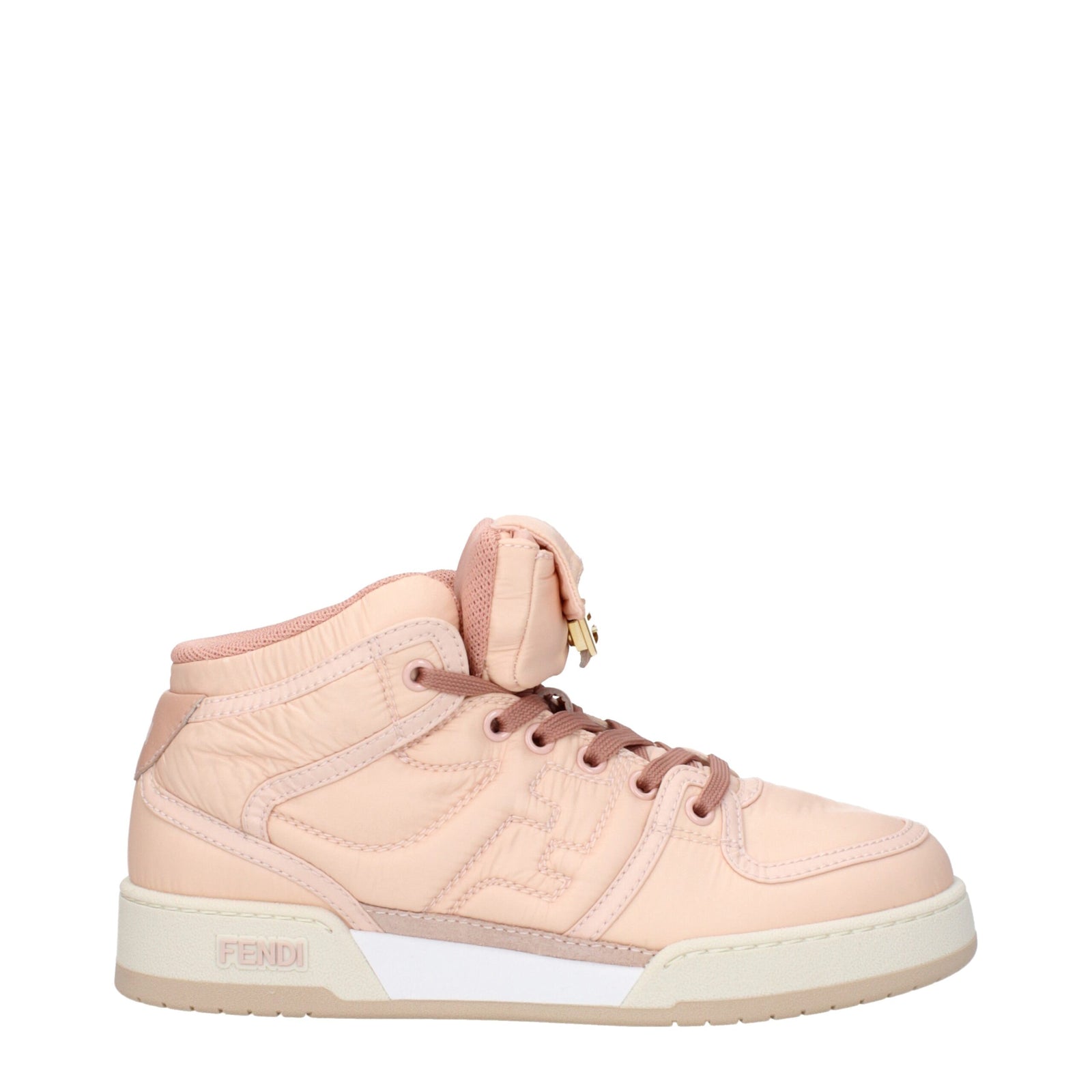 Fendi Pink Nylon High Tops