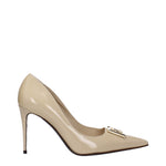Dolce & Gabbana Beige Leather High Heel Pumps