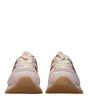 Baskets épaisses en tissu rose Moncler