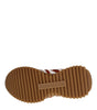 Baskets épaisses en tissu rose Moncler
