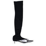 Robe au-dessus du genou en tissu noir Givenchy