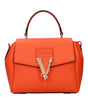 Versace Orange Leather Handbags