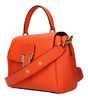 Versace Orange Leather Handbags