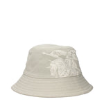 Sombreros de cubo de algodón verde de Burberry