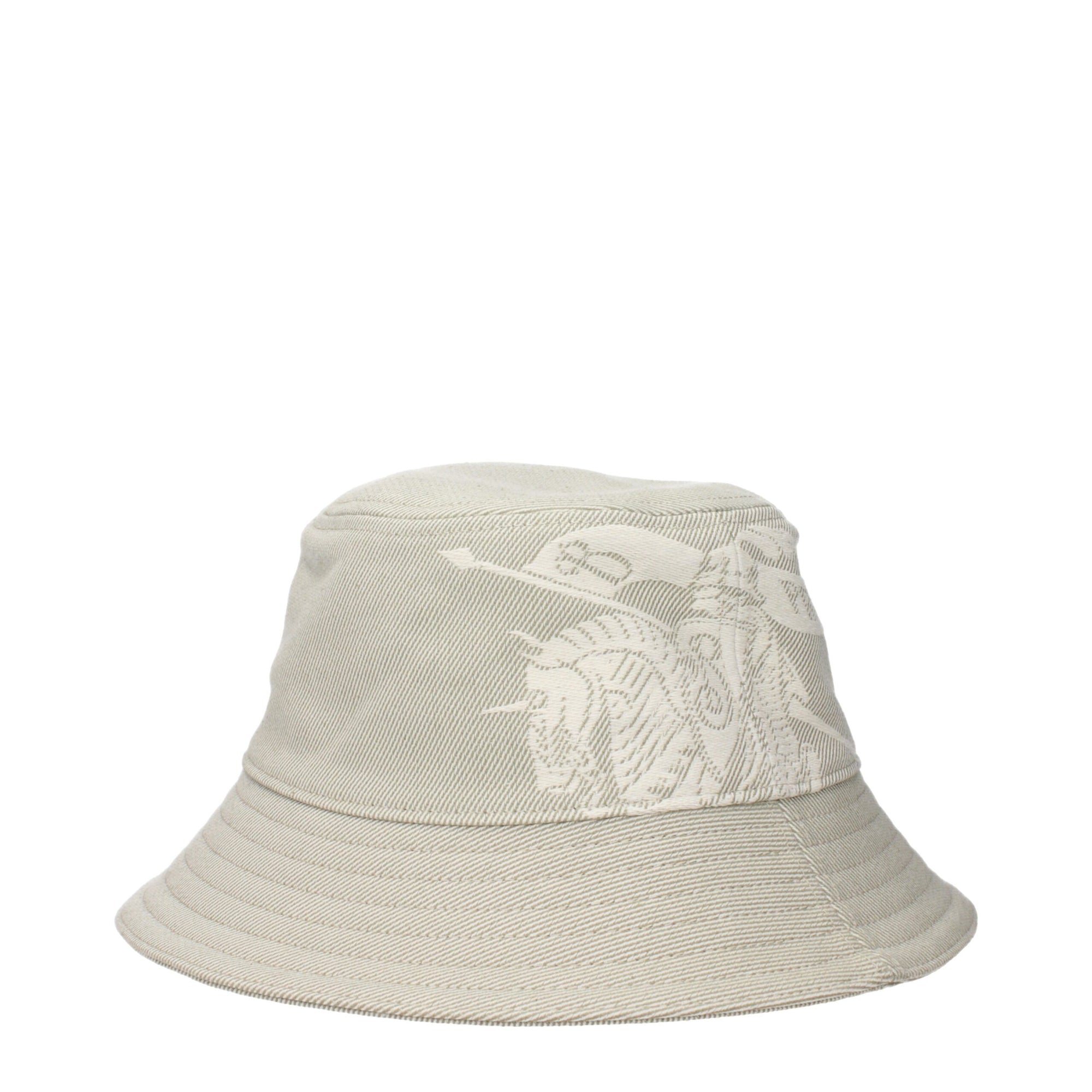 Sombreros de cubo de algodón verde de Burberry