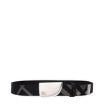 Burberry Black Fabric Regular Belts